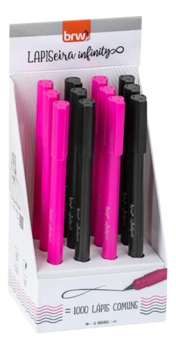 BRW Infinite Tip Mechanical Pencil 5mm in Pink or Black 0