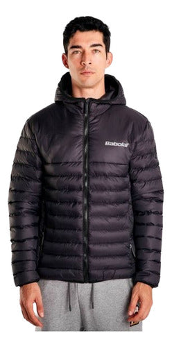 Babolat Campera Hombre Jacket Viper Negro Liviana Inflada 1