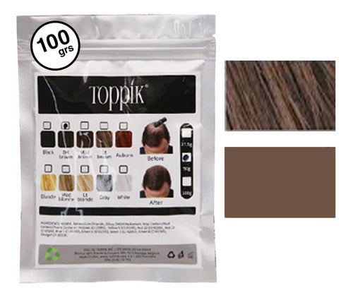 Toppik Hair Fibras Refill 100 Grs 2