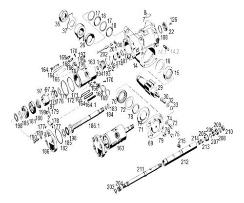 APC Hydraulic Transmission Repair Kit for Scania 112/Iveco 8044 1