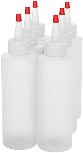 Homestead Choice 6-Pack Plastic Squeeze Condiment Bottles 3