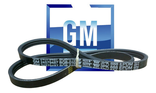 GM Onix Prisma 1.4 2013-2015 Poly-V Belt 3PK888 1