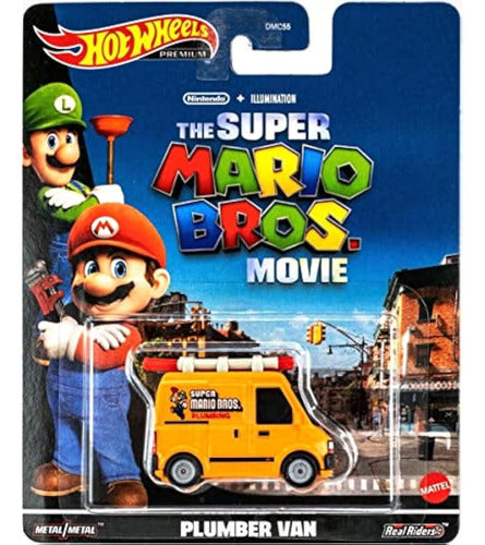 Hot Wheels Mario Movie Plumber Van 1:64 (HKC19) 0