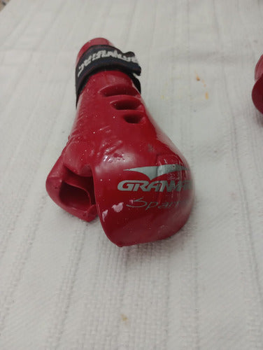 Protector Mano + Cabezal Sparring Granmarc - Rojos 4