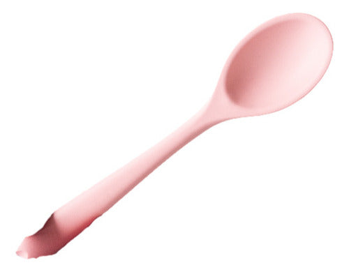 Generic Silicone Spoon Pink 27.5x5.5 Cm 0