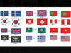 Parche Bandera Bordada Países Vs. (consulta Previa) 7x4cm.x1 6