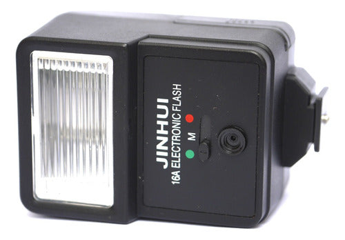 Flash P/camara Analógica Pentax/canon/nikon/minolta Guía 16 0