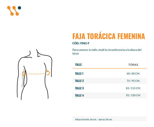 D.E.M.A. Faja Costillera Costilla Costal Costera Mujer 1