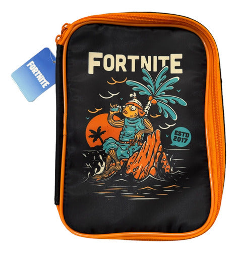 Mooving Cartuchera Fortnite Boca River Textil Grande Despleg 1