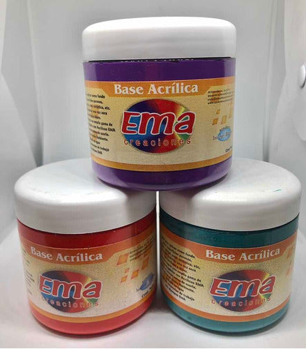 Ema Creaciones Acrylic Bases Set of 10 x 200 cc - 24 Colors 4