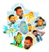 World Cup Messi Argentina Stickers Set - Deco Thermo Cell Mate 5