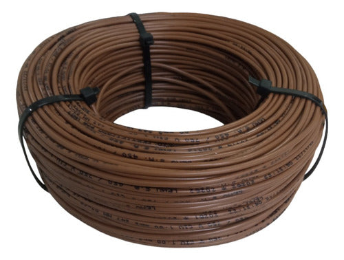 Cable Multifilar 1mm Marron Rollo 100mts. 0