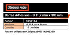 12 Barras Silicona Gruesa 30cm Para Pistola Encoladora Pegar 1