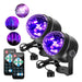 Litake Luz Negra Uv Para Fiesta Brillante, 6 W, Luces Estrob 0