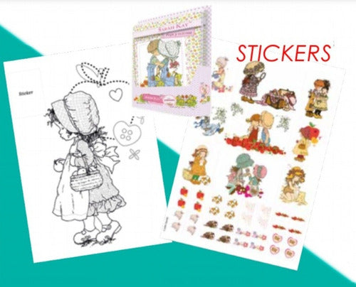 Sarah Kay Coloring Books Set X2 + Stickers 2