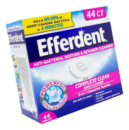 Efferdent Tabletas Limpiadoras Protesis Dentales X 102 3c 2