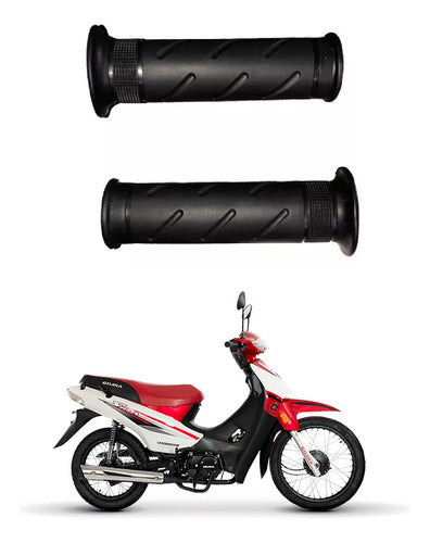 Smash 110 Original Black Handlebar Grips Ruta 3 Motorcycles 0