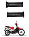 Smash 110 Original Black Handlebar Grips Ruta 3 Motorcycles 0