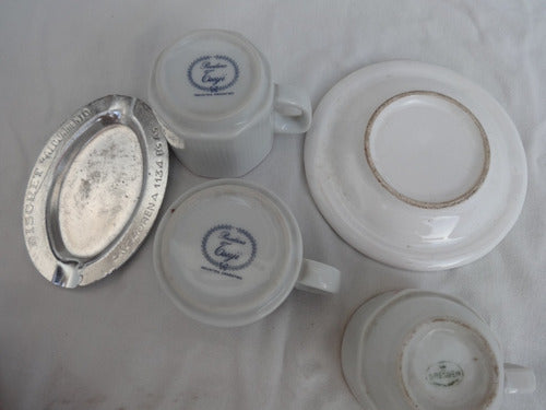 Lote Taza Antiguo Publicitario Hotel Alojamiento Telo 3