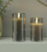 LED Flickering Candle with Glass Stand 0