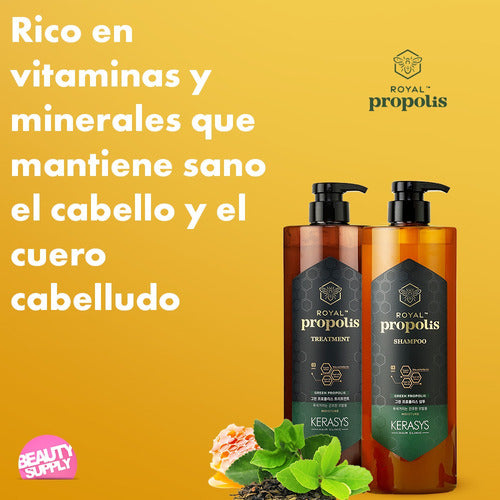 Kerasys Shampoo Propolis Verde 1lt Seco Y Encrespados 3