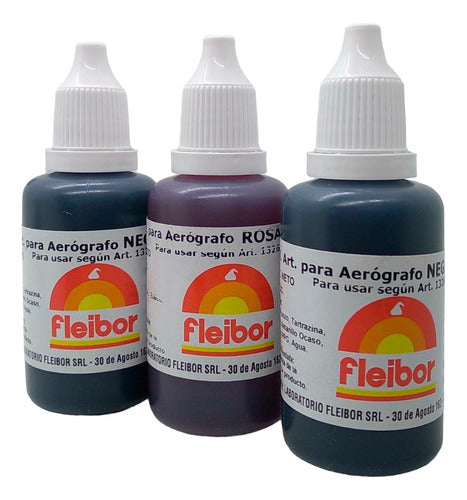 Fleibor Colorantes Para Aerografos Set X7 Colores 0