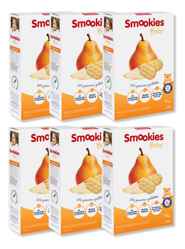 Smookies Baby 6 Unidades 150gr. Sabor Pera 0