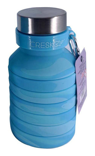 Foldable Silicone Bottle with Keychain by Cresko Casa Valente 4