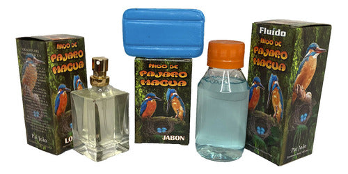 Pai João Combo Fluido Jabón Aroma Atomizador Pajaro Macua 0