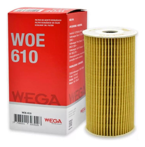 Wega Filtro De Aceite Vw Bora Passat Golf Sharan Polo 1.9 Tdi 0