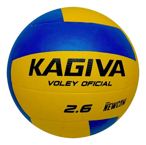 Kagiva Voley Ball 2.6 Tecnofusion Yellow Blue 0