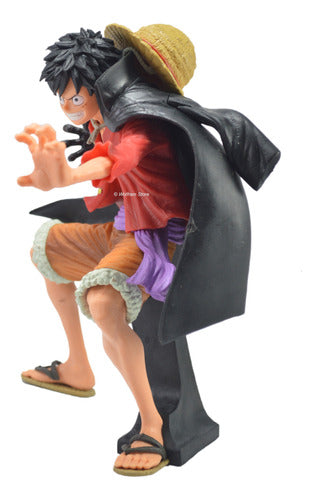 Figura Muñeco Gashapone One Piece Luffy Con Capa 5