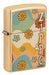 Zippo Flower Power Design Lighter 48503 Warranty 0