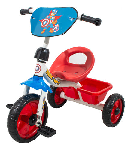 Kids' Disney Frozen Marvel Easy Assembly Tricycle with Reinforced Frame and Basket 40