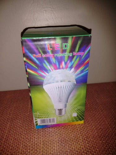 LED RGB E27 Rotating Disco Ball Lamp for Events 1