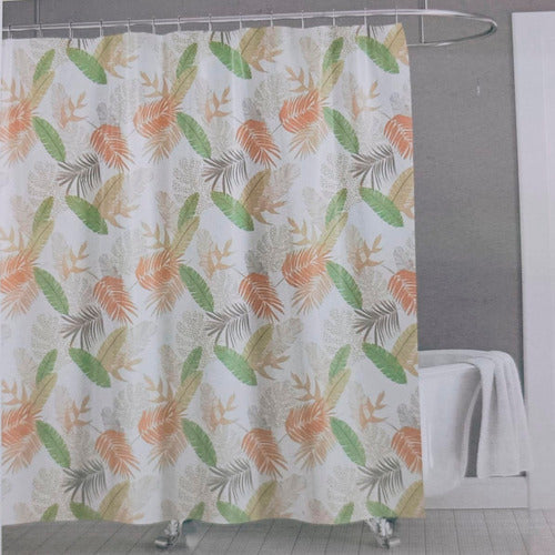 Fancy House Digital Waterproof Shower Curtain Set with Rod and Hooks 0