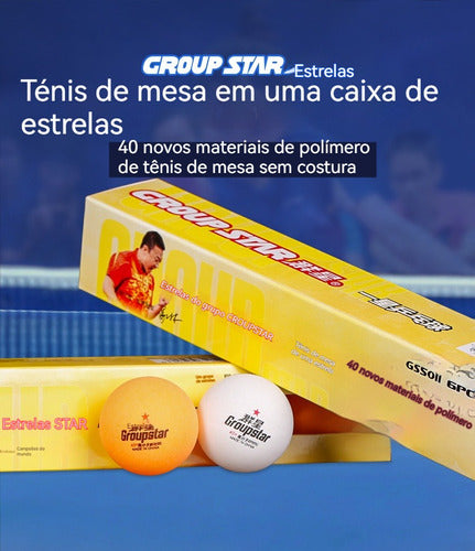 Bola De Ping Pong 6 Pacotes De Tênis Mesa Nível De 3 Estrels 2