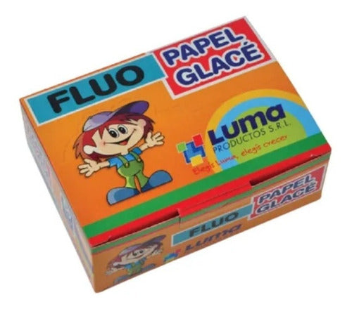 Luma Fluo Glace Paper 10x10cm X5u X50 Packs 0