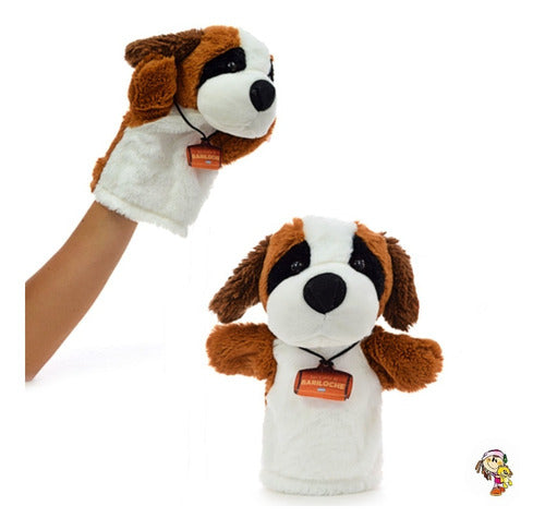 Títere Perro De Peluche San Bernardo Original Importado Cute 1