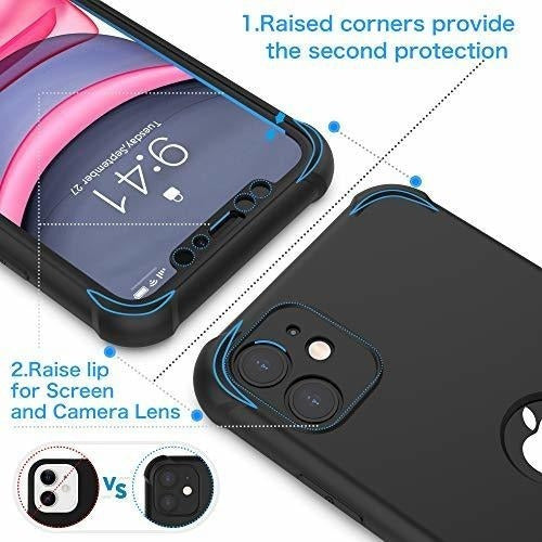 Oretech Diseñada Para iPhone 11, Con [2 Protectores De Panta 2