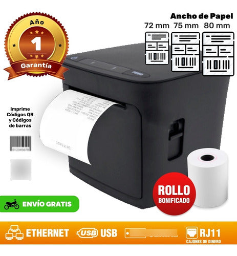 HPRT Impresora Comandera Epson TM U 220 B Autocorte Tickets Hprt 1