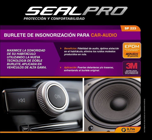 High-Quality Double Acoustic Optimization Weatherstrip for VW Saveiro by Sealpro - Doble Burlete De Optimizacion Acustica Vw Saveiro, Sealpro