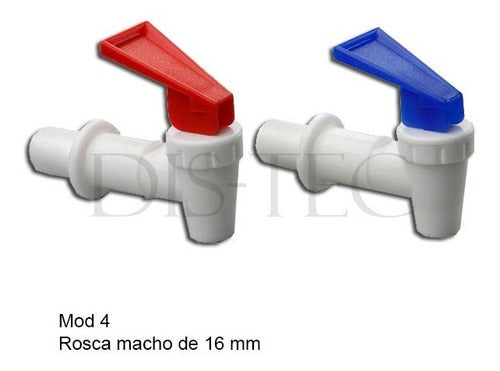2 Faucets Male Thread + 2 Rear Connectors 3