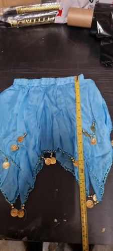 Girls Belly Dance Costume Set with Gold Coins 6