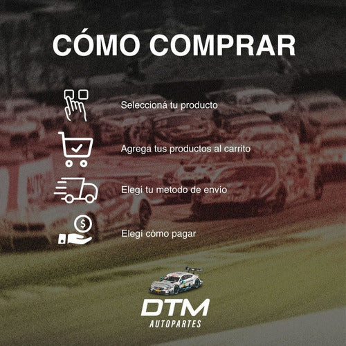 DTM Autopartes Goma Capuchón Optica Fiat Uno 2000-2004 4