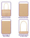 Sam Wrap Kraft Wine Bags, For Wine Liquors 5.7 2