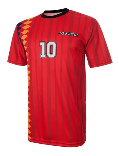 Retro Sublimated Polyester Sports Team Football Jersey 7