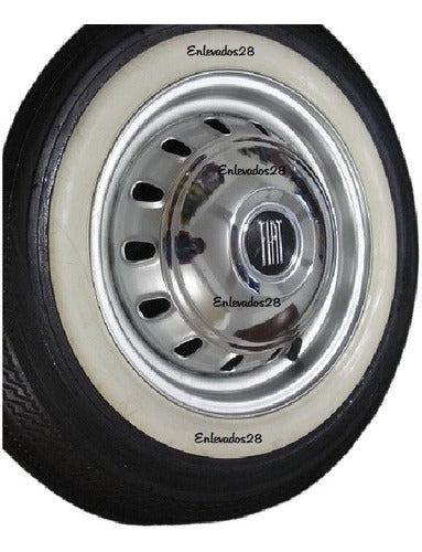 Bandalin White Wall Tire 12 Inch 100% Rubber!! Fiat 600!! 0