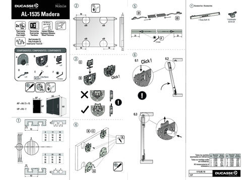 Carro Para Kit Al 1535 Madera Ducasse 1