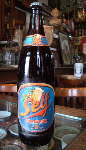 Antigua Botella De Cerveza Self. 970 Cm3 (llena). 28166 0